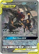 Heavy Play x 1 Umbreon & Darkrai Tag Team GX - SM241 - SM Black Star Promos Blac