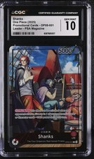 2025 ONE PIECE PROMOS PSA MAGAZINE EXCLUSIVE #001 SHANKS CGC 10