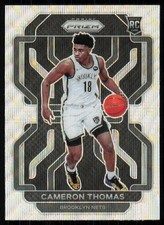 2021-22 Panini Prizm Silver Wave Prizm Cameron Thomas Cam Rookie #297