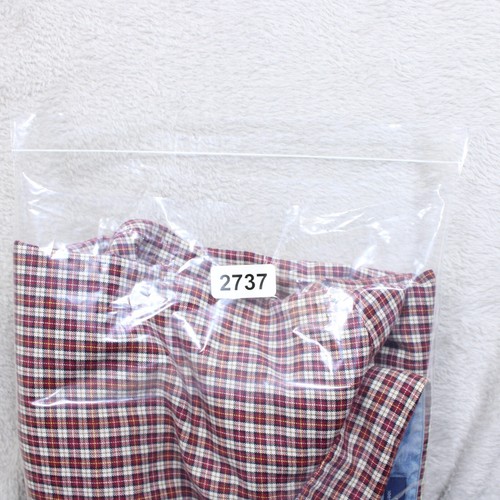 Vintage Tommy Hilfiger Shirt Mens Red Button Plaid Down Long Sleeve XL Y2k 90's - Picture 9 of 9