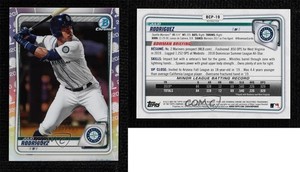 2020 Bowman Chrome Prospects Refractor /499 Julio Rodriguez #BCP-19