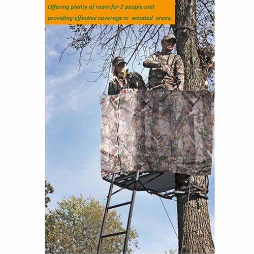 102" x 37" Hunting Tree Stand Blinds Treestand Camo Blind Cover Elevated Deer... - Picture 3 of 6