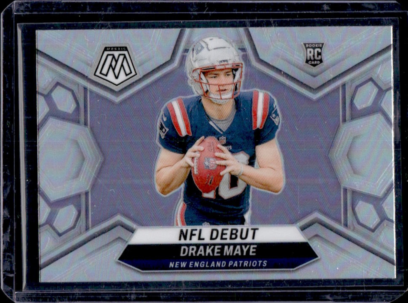 2024 Mosaic Drake Maye RC Silver Prizm Rookie NFL Debut #273 Patriots