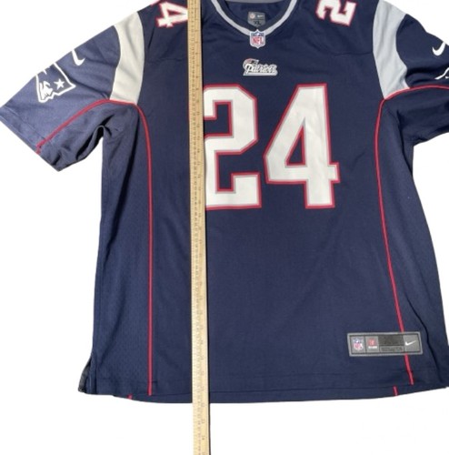 Nike Darrelle Revis New England Patriots Jersey Mens XL Blue Home Vapor Limited - Picture 9 of 11