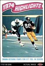 1975 Topps #459 Lynn Swann Highlights Steelers HOF Southern California 5 - EX