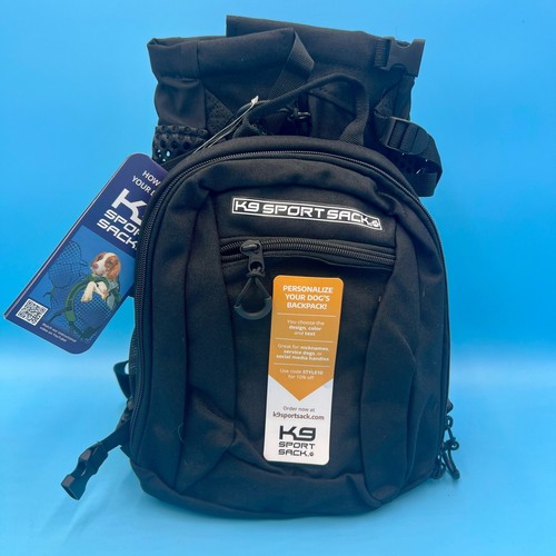 K9 SPORT SACK PLUS 2 Hundetragerucksack - Schwarz - Größe S - NEU mit Aufbewahrungspaket