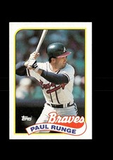 1989 Topps Paul Runge #38