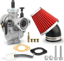 NIBBI Carburetor PE17mm Carb 17mm Fit 80cc 100cc Flange PE17mmFL 