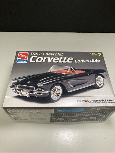 1962 Chevrolet Corvette Convertible Maßstab 1:25 Bausatz