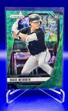 2025 Panini Prizm #13 Chase Meidroth Rookie Green Scope Prizm White Sox /75