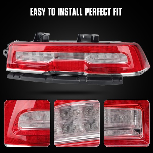 Luz trasera LED para Chevy Camaro 2014-2015 lámpara de freno pasajero derecho con bombilla - Imagen 4 de 14