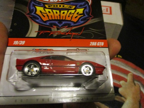 Hot Wheels Phil's Garage Ferrari 288 GTO Chase Real Riders 2009 19/39 rot - Bild 8 von 12