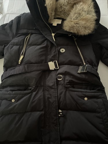 Michael Kors Puffy Mantel Schwarz Größe M