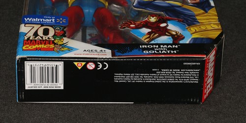 Marvel Universe 2009 Walmart Excl Goliath Red Classic Iron Man Set MIB - Picture 5 of 6
