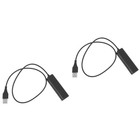 2 stücke RJ9 weiblich an USB männliche Adapterkabel Anschließen Headset zum