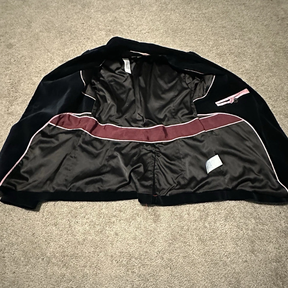 Boden женщин 8 США Blazer бархата с подкладкой карманы темно-синий - Изображение 4 из 4