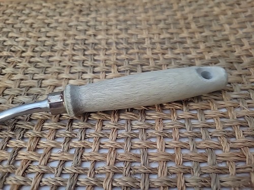 Vintage Ekco Short 10” Wood Handle Nylon Plastic Spatula Flipper Turner Slotted - Picture 3 of 9