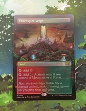 Thornspire Verge #333 (Borderless)- DSK- Foil Rare- NM Condition 