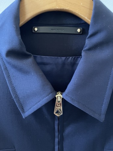 Chaqueta Paul Smith Para Hombres Cerruti Lana Cremallera Completa Talla M Nueva $895 M1R-910U-G01329 - Imagen 2 de 11
