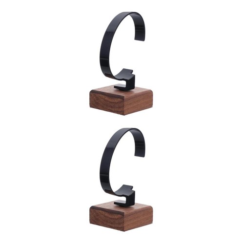 2 Count Watch Display Stand Mens Holder Showcase Organizer for Support - Imagen 3 de 12