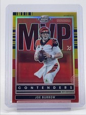 JOE BURROW 2021 CONTENDERS OPTIC MVP CONTENDERS GOLD PRIZM /10 Q0660