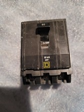 Square D QO360 3 Pole 60 Amp  Plug In Breaker small broken area see