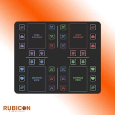 Commander mini dashboard, EDH playmat tracker, Magic accessory, life and damage