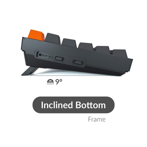 K2 75% Layout Hot-swappable Bluetooth Wireless/USB Wired Mechanical Keyboard ... - Picture 7 of 8