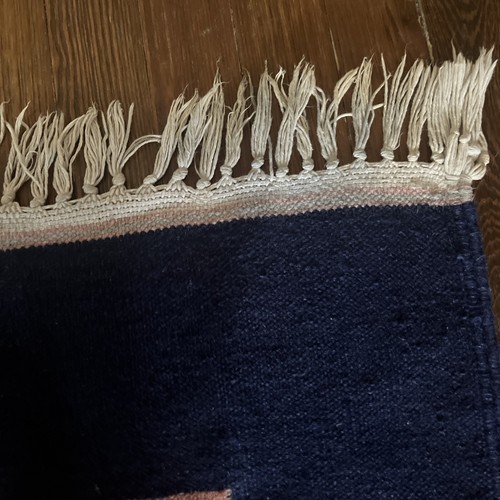 Vintage Handgewebter Türkischer Teppich 60”x37” Traditioneller Wolle Kelim Teppich - Bild 12 von 16