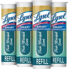 Lysol Smart Refill Cartridges 4 x 0.195FL.OZ 5.76mL Pack of 4 Fresh Waterfall