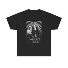 The Twilight Zone Tshirt Vintage Tv Series Retro Unisex Heavy Cotton Tee