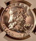 1961 NGC PF69 SILVER PROOF BEN FRANKLIN, BRIGHT WHITE COIN 50C EXCEPTIONAL!