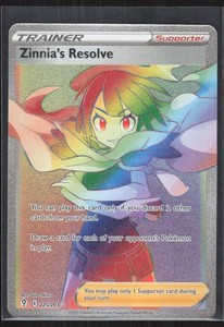 Zinnia's Resolve (Secret) Secret Rare SWSH07: Evolving Skies 225/203 NM