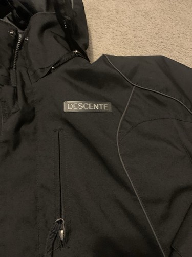 Seltene Descente Herren D310 Lapis schwarze Skijacke Größe Medium gebraucht, in einwandfreiem Zustand wasserdicht - Bild 4 von 14