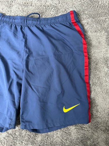 FC Barcelona Home Blue Nike Soccer Football Shorts FCB Barca Spain XL Dri Fit - Picture 3 of 10