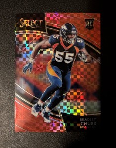 2018 Panini Select - Field Level Bradley Chubb #227 Red Prizm /49 (RC)
