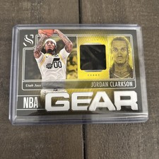 2024-25 Silhouette NBA Gear Game Worn Patch Jordan Clarkson Utah Jazz!