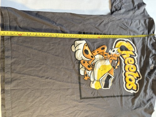 Herren Kurzarm Grau Medium Cheetos Hemd Retro Chester The Cheetah - Bild 3 von 8