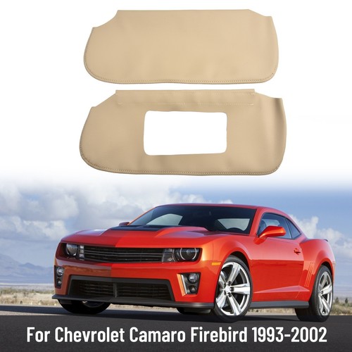 For Chevy For Camaro Sun Visor Cover Skin 2pcs Beige Interior Accessories - Bild 5 von 23