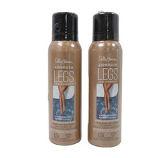 2 PACK Sally Hansen Airbrush Legs Spray-On Leg Makeup 4.4 oz Beige Glow