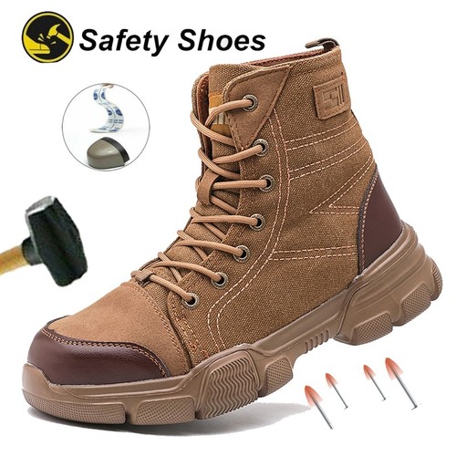Steel Toe Work Shoes Slip Resistant Safety Work Boots for Men Hiking Sneakers US - Picture 16 of 33