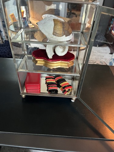 Antique Table Top Display Cabinet - Picture 2 of 4