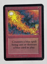 Red Elemental Blast Alpha LP Light Play MTG Magic The Gathering