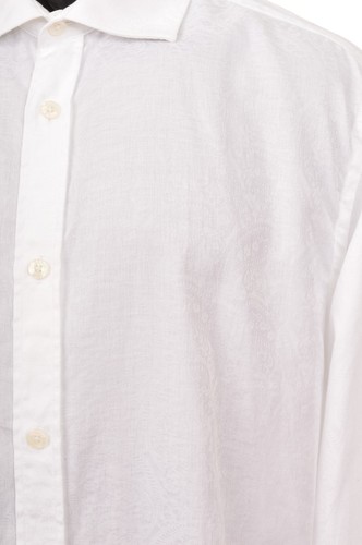 Neu & Lingwood weiß Paisley Muster Manschettenknöpfe Knopf Hemd 2016433 Größe 16 - Bild 3 von 7