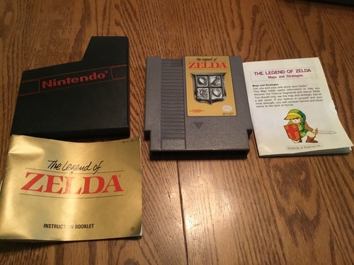 Nintendo NES, Game and Booklets, The Legend of Zelda game,maps/Stratgies/booklet - Picture 1 of 5