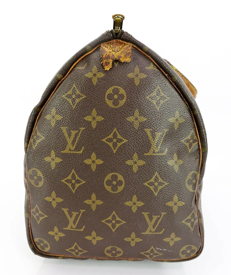 Authentic LOUIS VUITTON Speedy 35 Monogram Boston Hand Bag Purse junk #61063 - Image 4 of 4
