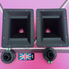Dynamic horn-tweeter (pair) 8x6 actual flare size 192x 152mm  disco pa