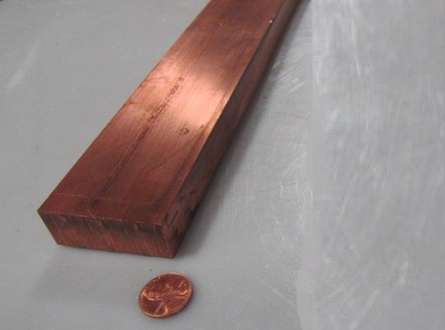 110 Copper Bar H02, 3/4" Thick x 2.0" Wide x 1 Ft Length - Picture 6 of 12