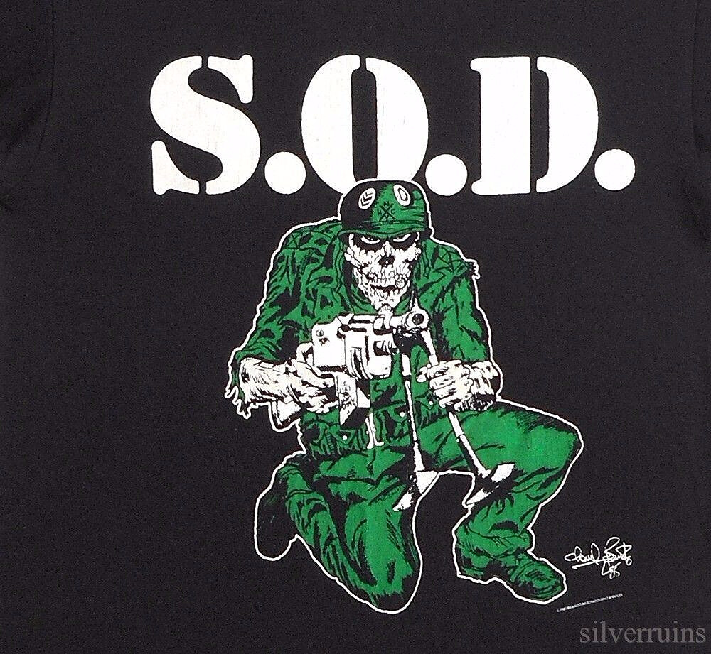 Stormtroopers Of Death Vintage T Shirt 1987 SOD Anthrax