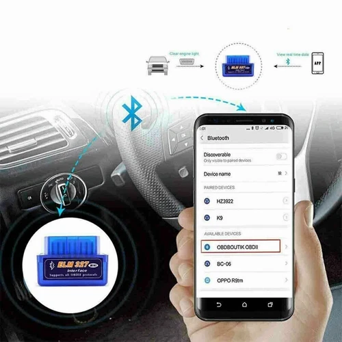 ELM327 OBD2 Code Reader Bluetooth Auto Diagnostic Tool OBDII Scanner Check Fault image 6